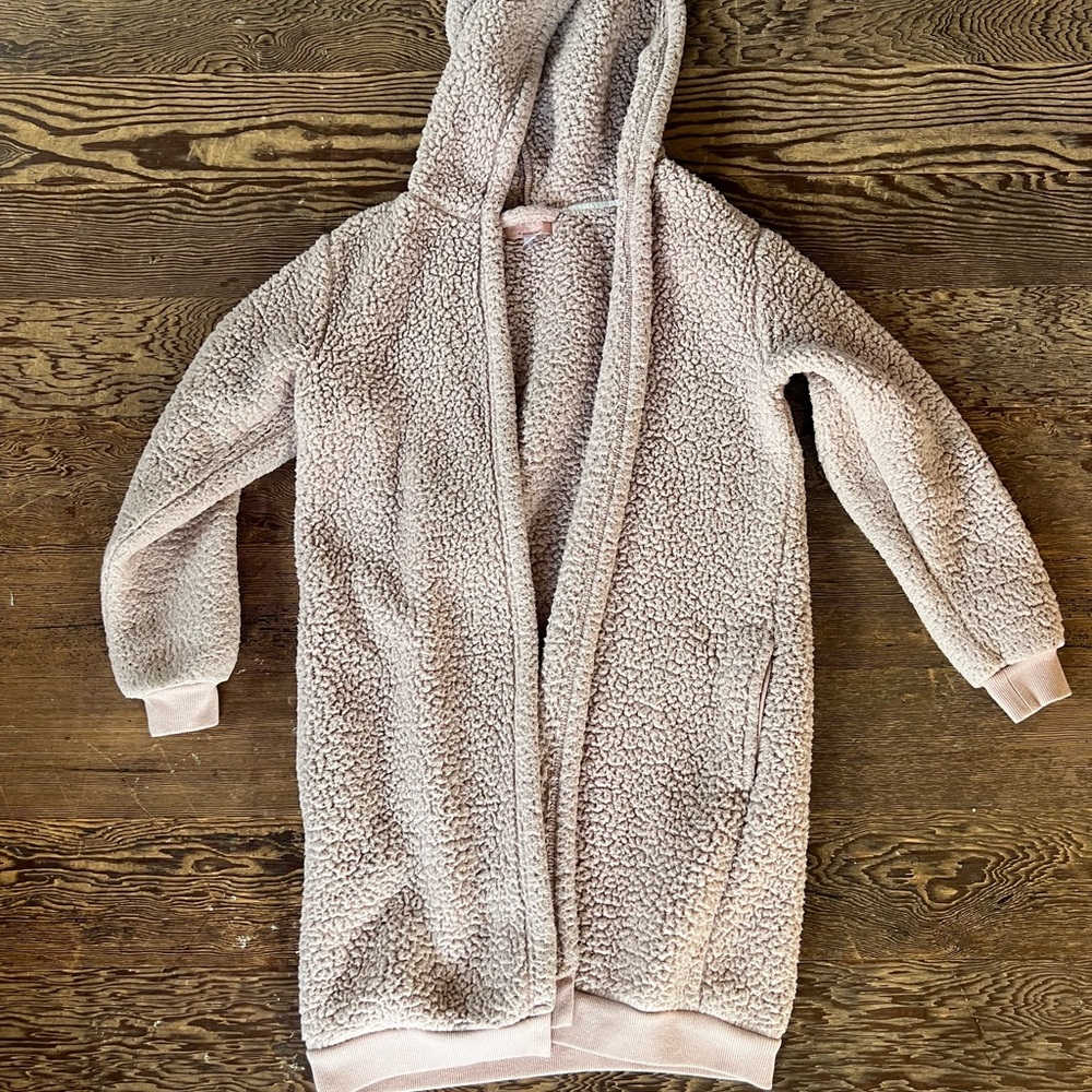 Berkshire Light Pink Sherpa Coat
